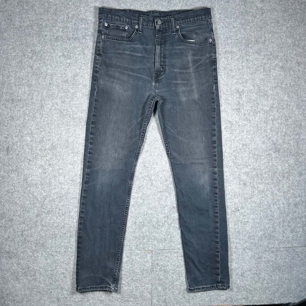 Levi's 522‎ Denim Jeans Mens 33x32(32x29) blue dark wash Stretch